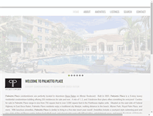 Tablet Screenshot of palmettoplacebocaraton.com